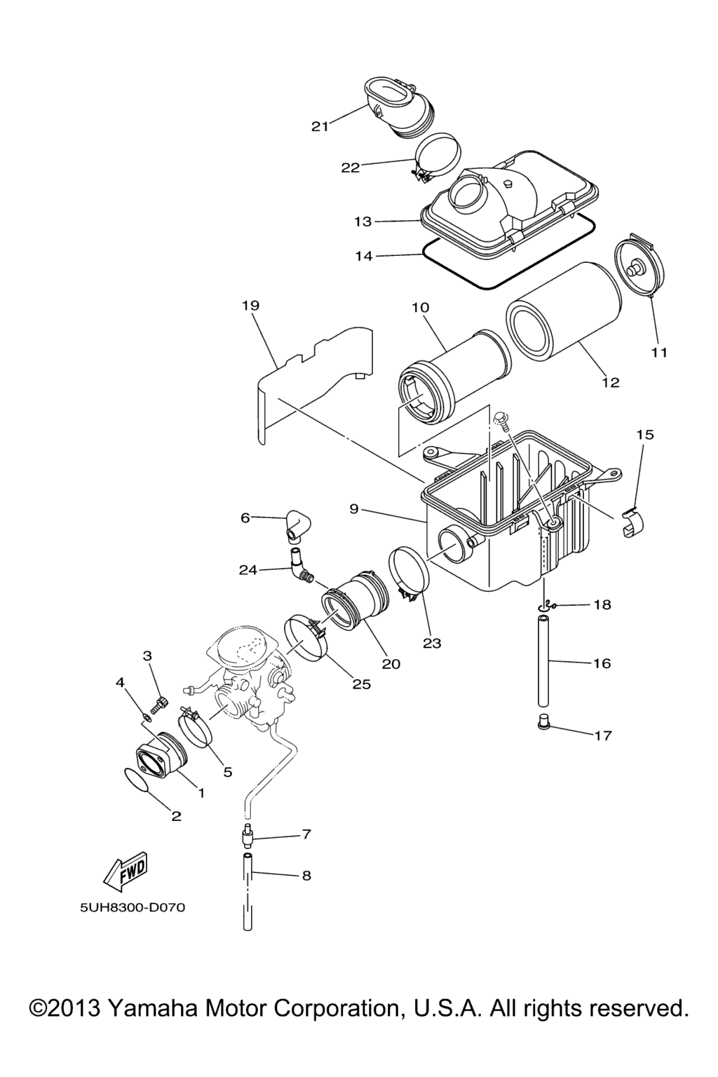 Схема узла Впуск