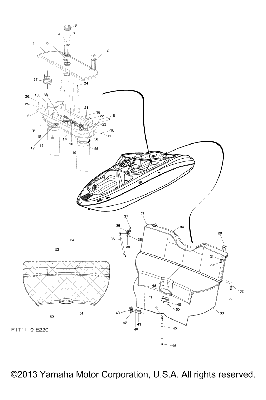 Схема узла Люк Палубы 2