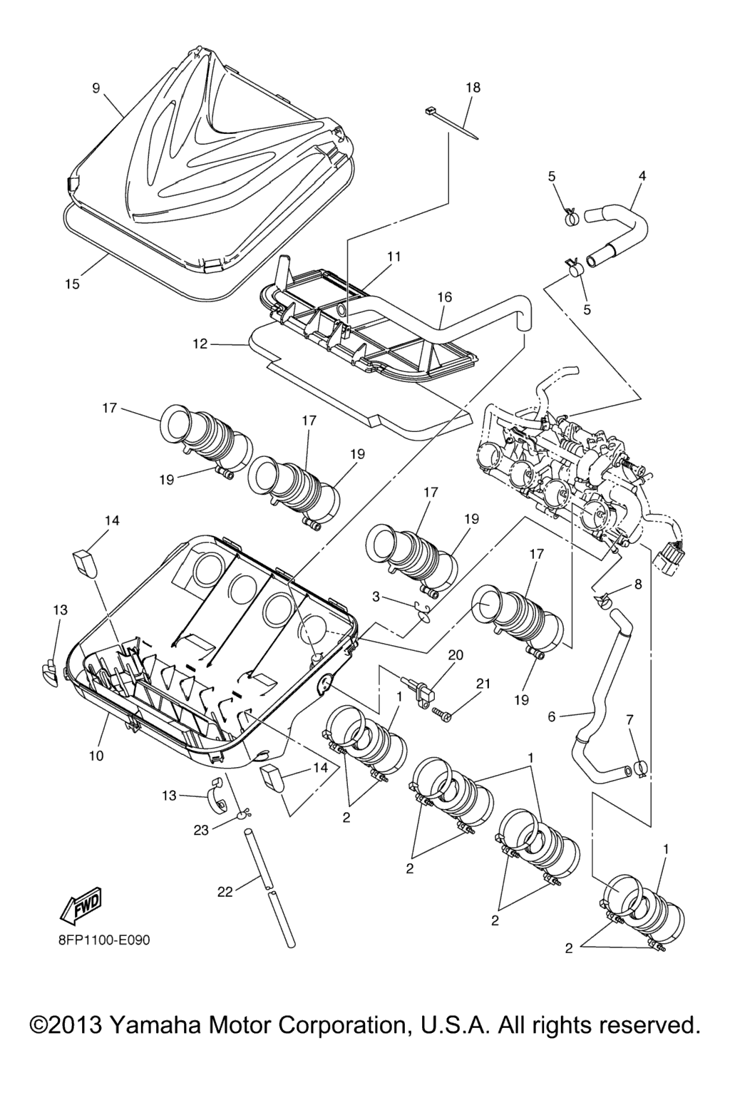 Схема узла Впуск