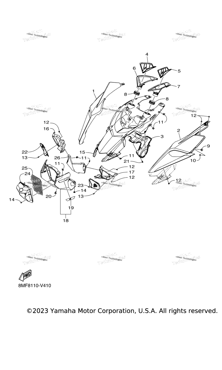 Схема узла Кожух