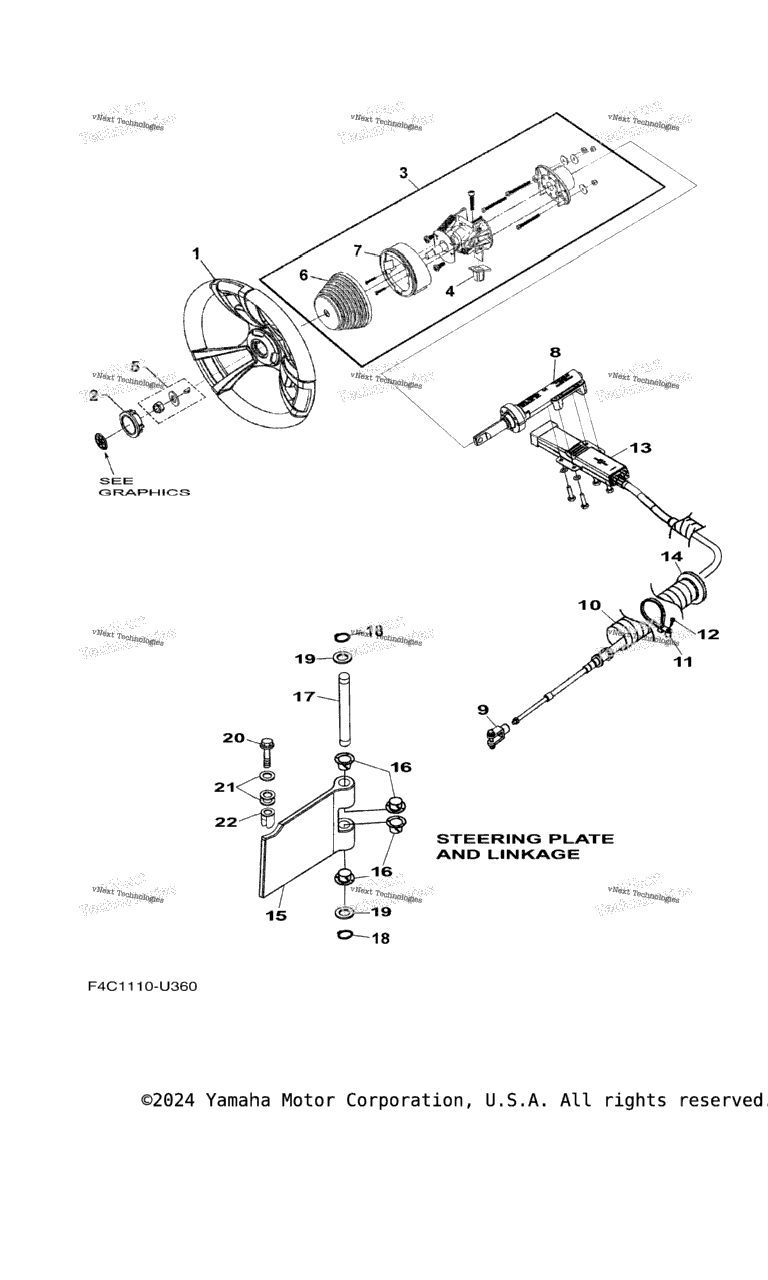 Схема узла Рулевая Система