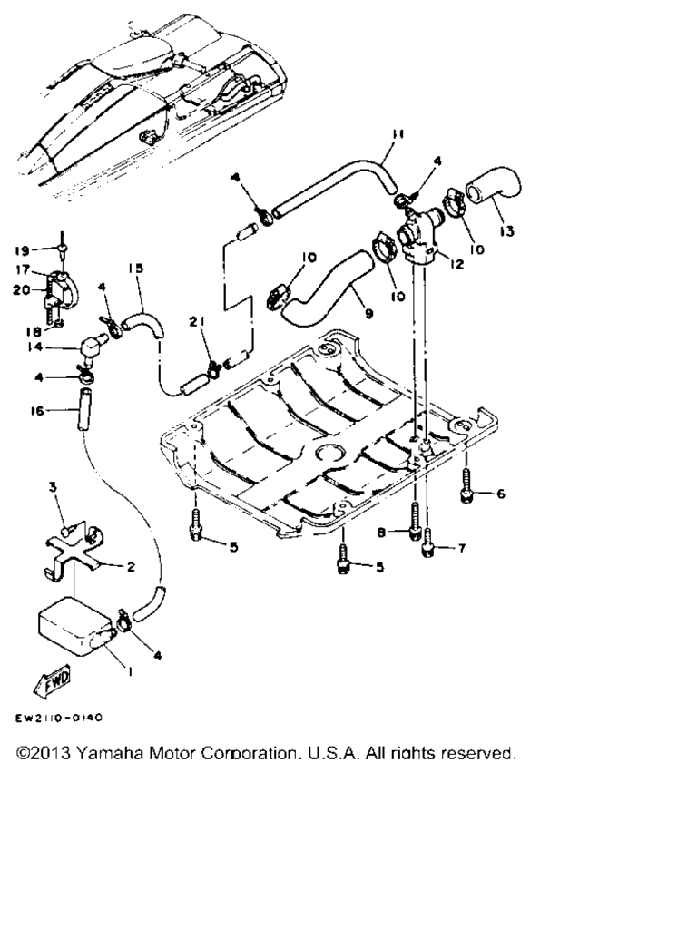 Схема узла Корпус - Палуба 3