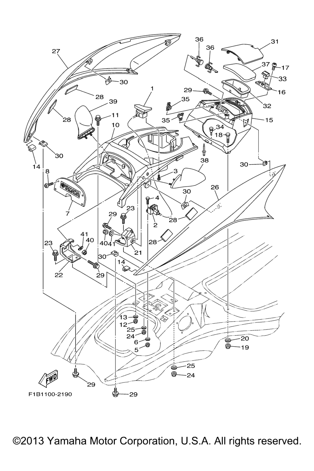 Схема узла Люк Двигателя 1