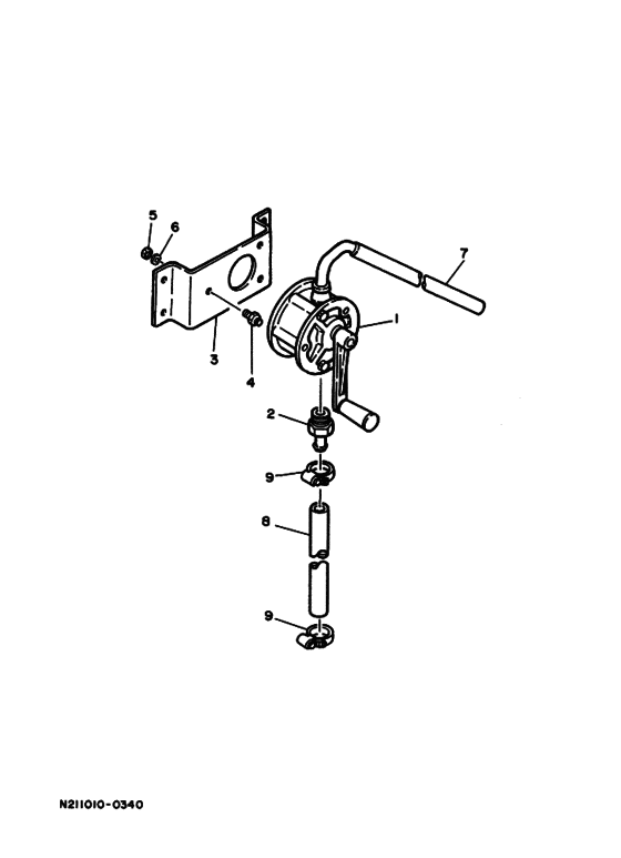 Схема узла Маслоотсасывающий Насос Для Yamaha Md1250Kh