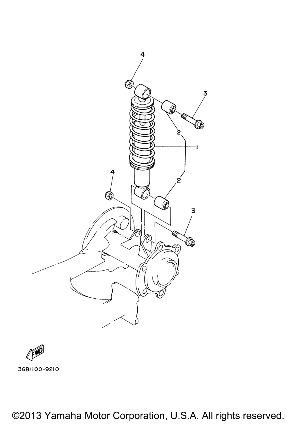Схема узла Задняя Подвеска