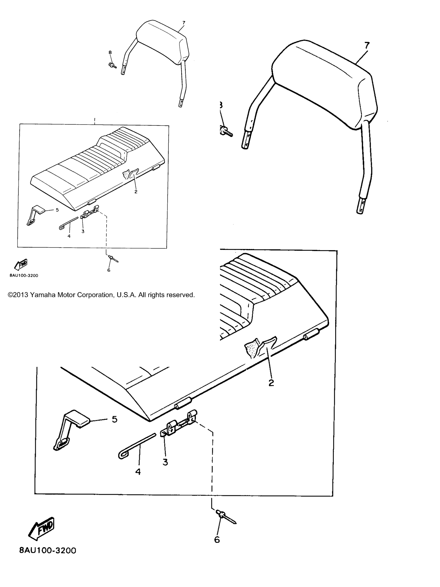 Схема узла Сиденья