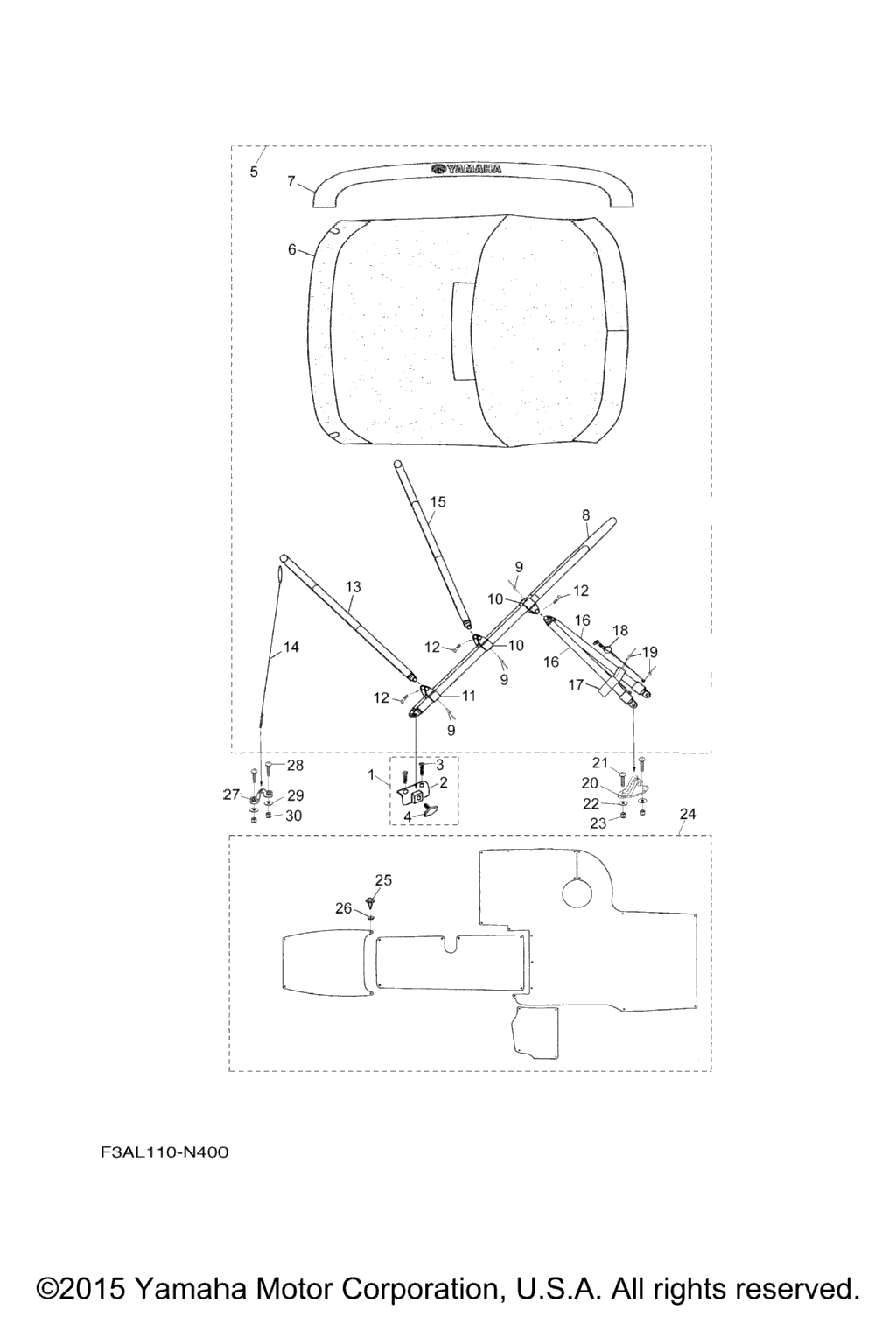 Схема узла Бимини Топы / Коврики