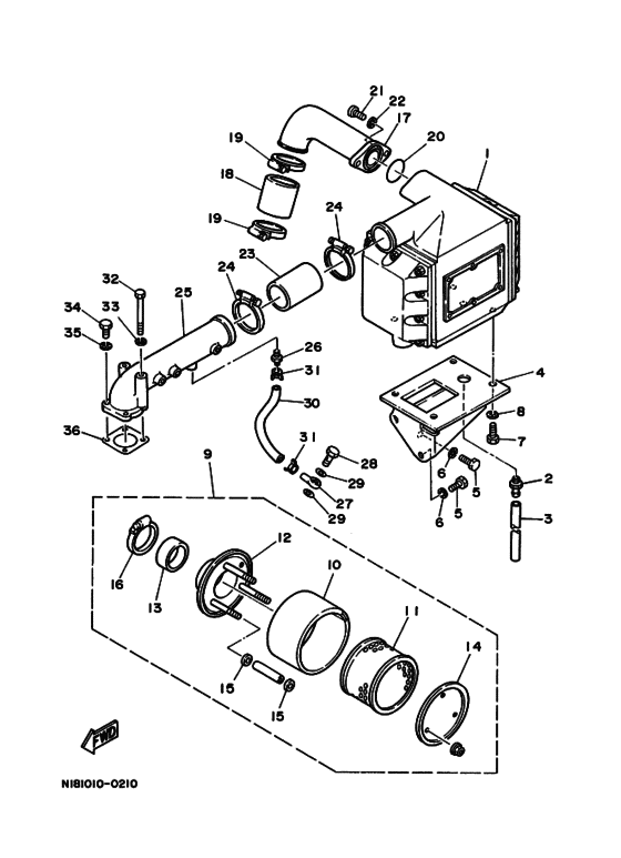 Схема узла Integrated Unit Для Yamaha Md360K