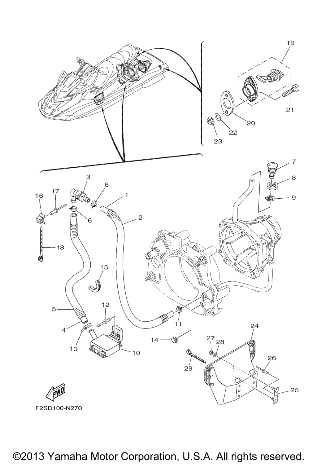Схема узла Корпуса И Палубы