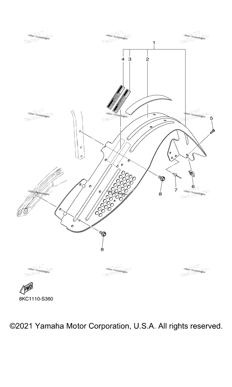 Схема узла Защитный Короб Для Багажа