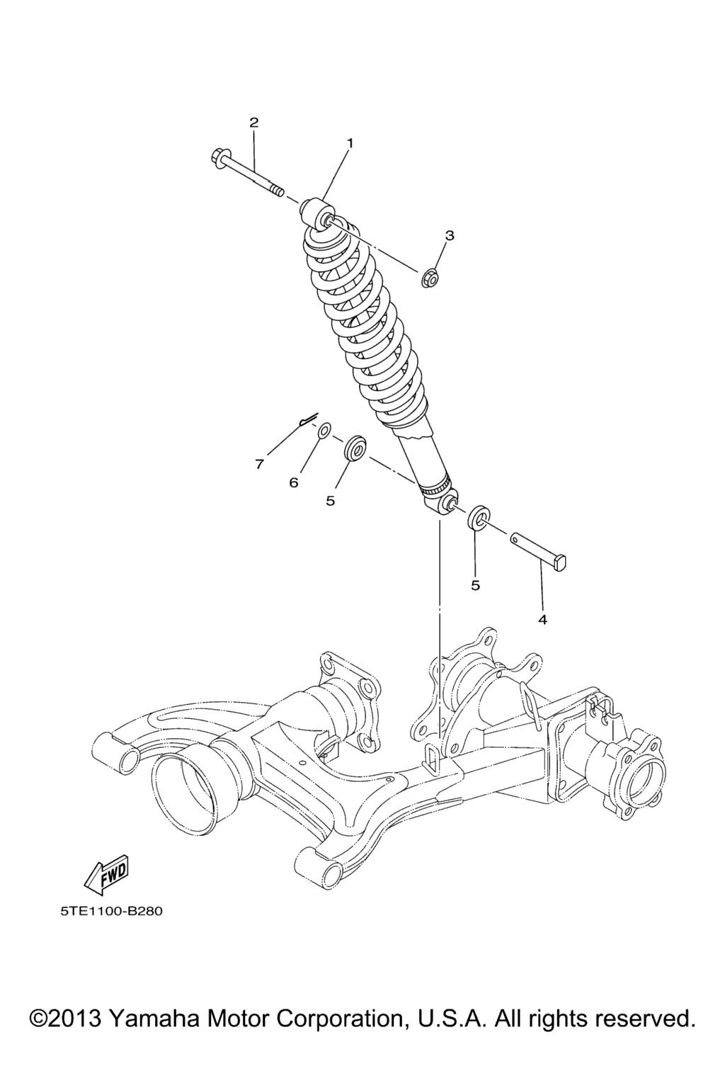 Схема узла Задняя Подвеска