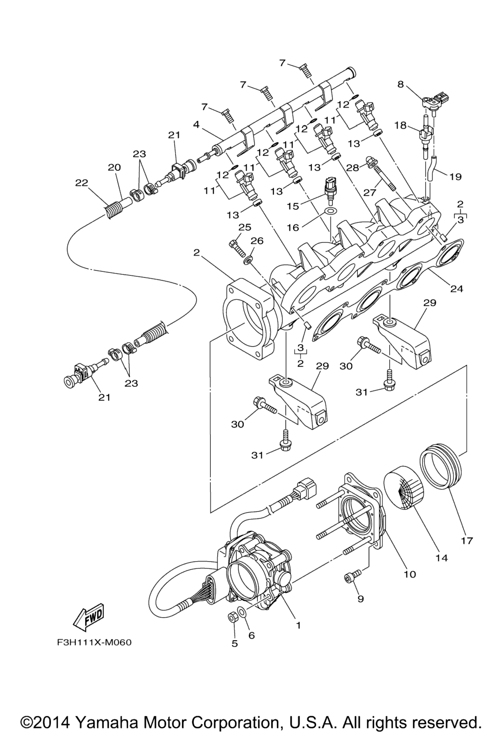 Схема узла Впуск 1