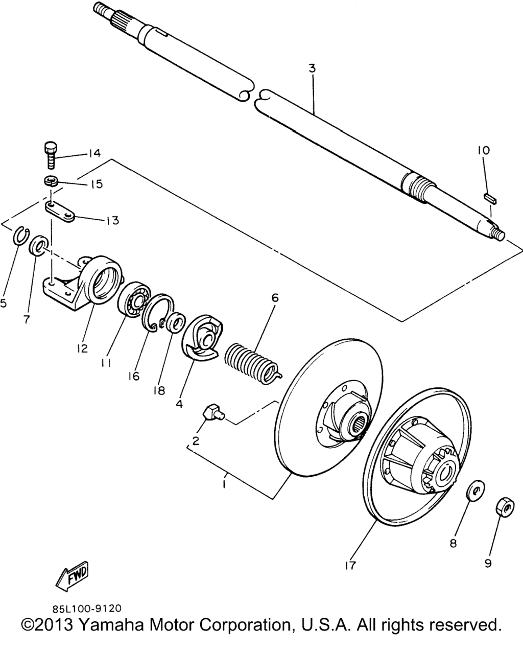 Схема узла Вторичный Ползунец