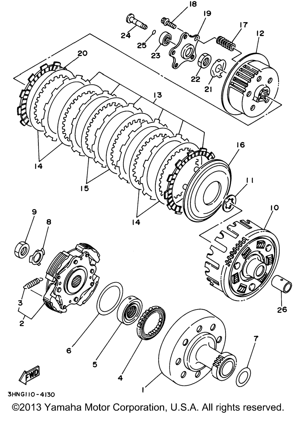 Схема узла Сцепление