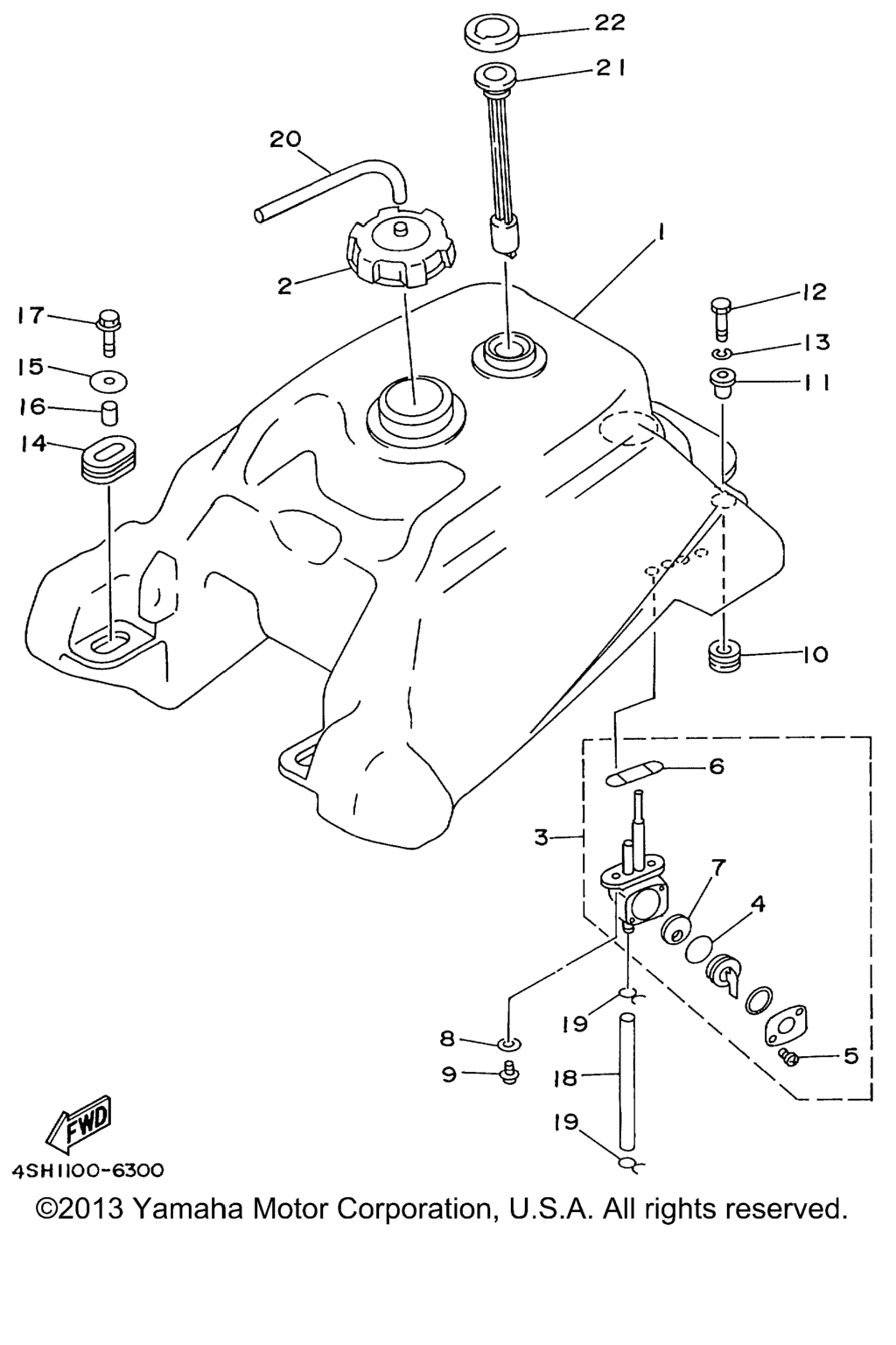 Схема узла Топливные Баки