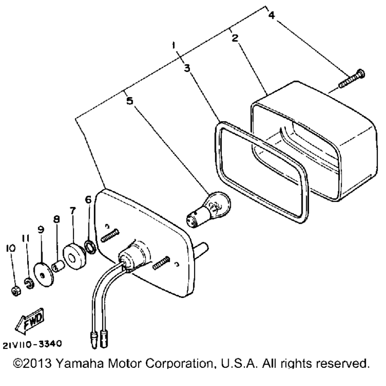 Схема узла Задние Фонари