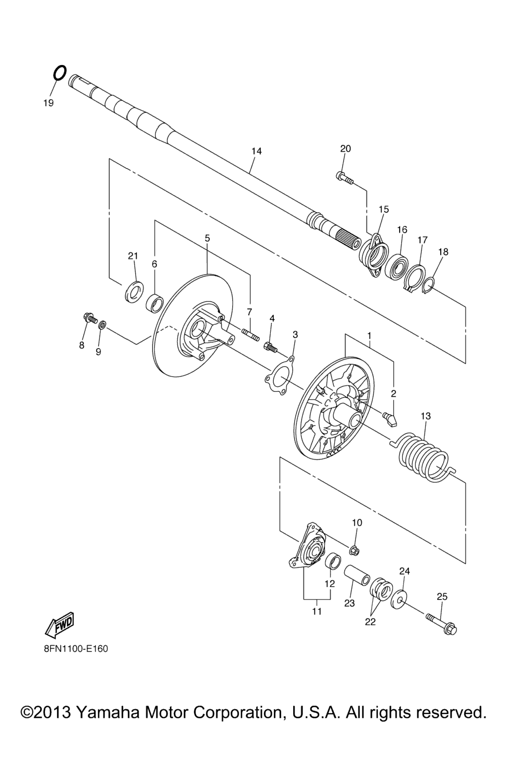 Схема узла Вторичный Ползунец