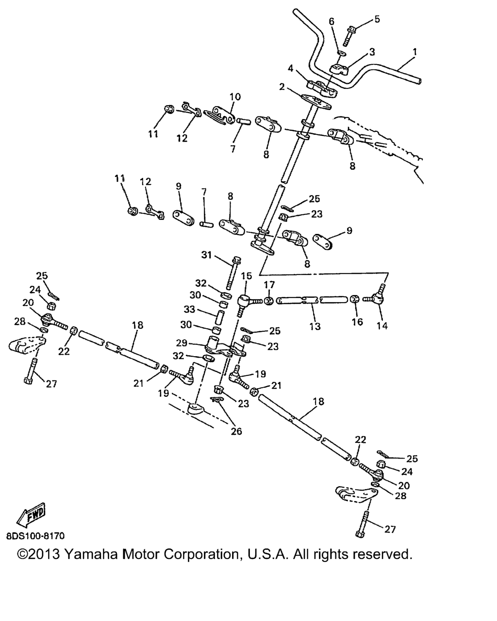 Схема узла Рулевая Система
