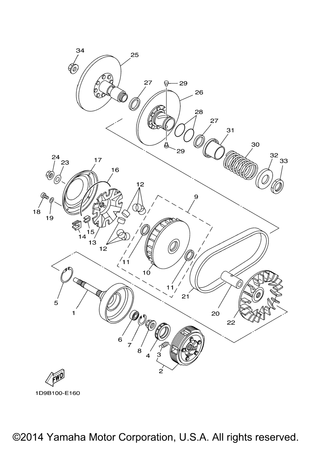 Схема узла Сцепление