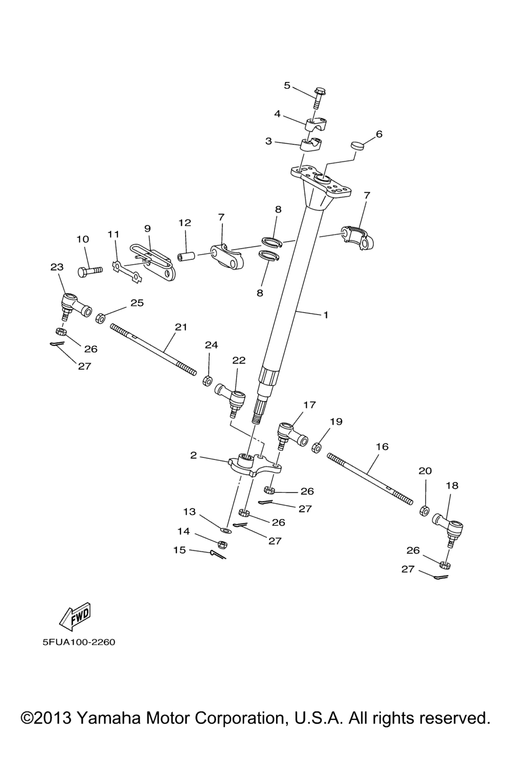 Схема узла Рулевая Система