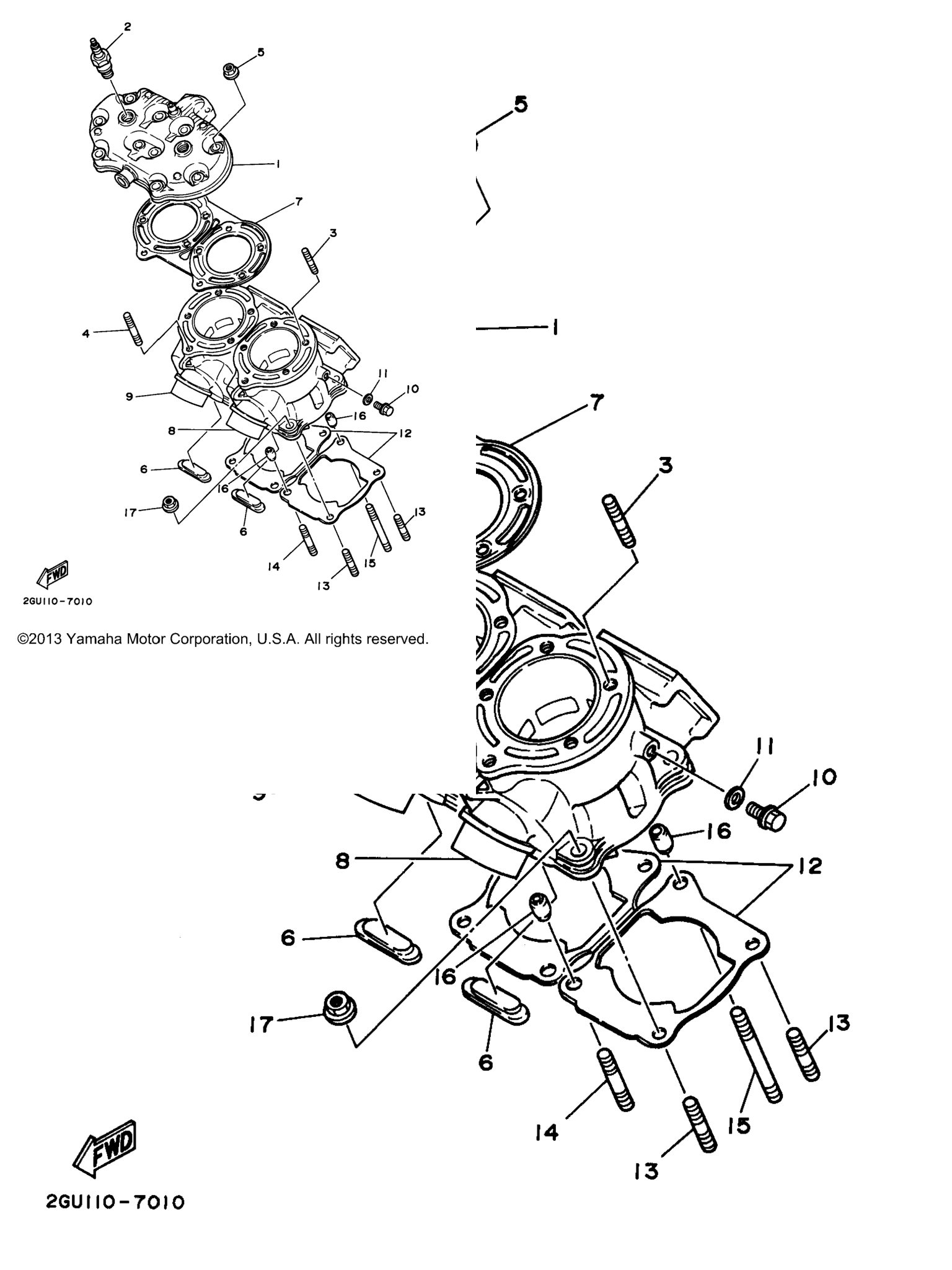 Схема узла Цилиндры