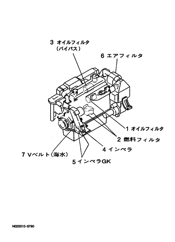 Схема узла Список Расходный Материалов Для Yamaha Md858K