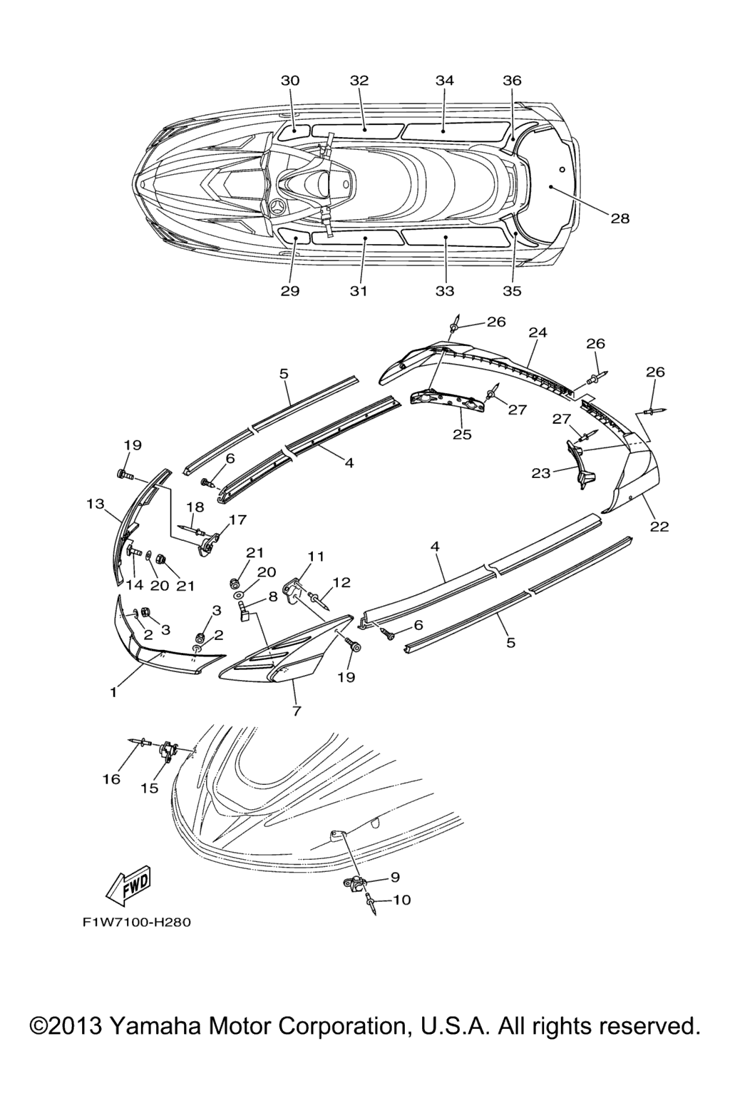 Схема узла Бортовая Часть И Коврики
