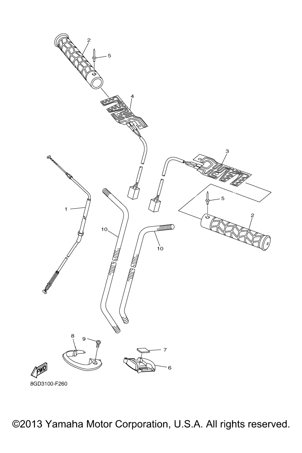 Схема узла Управляющий Трос