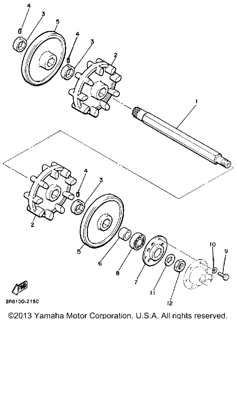 Схема узла Привод Гусеницы 1