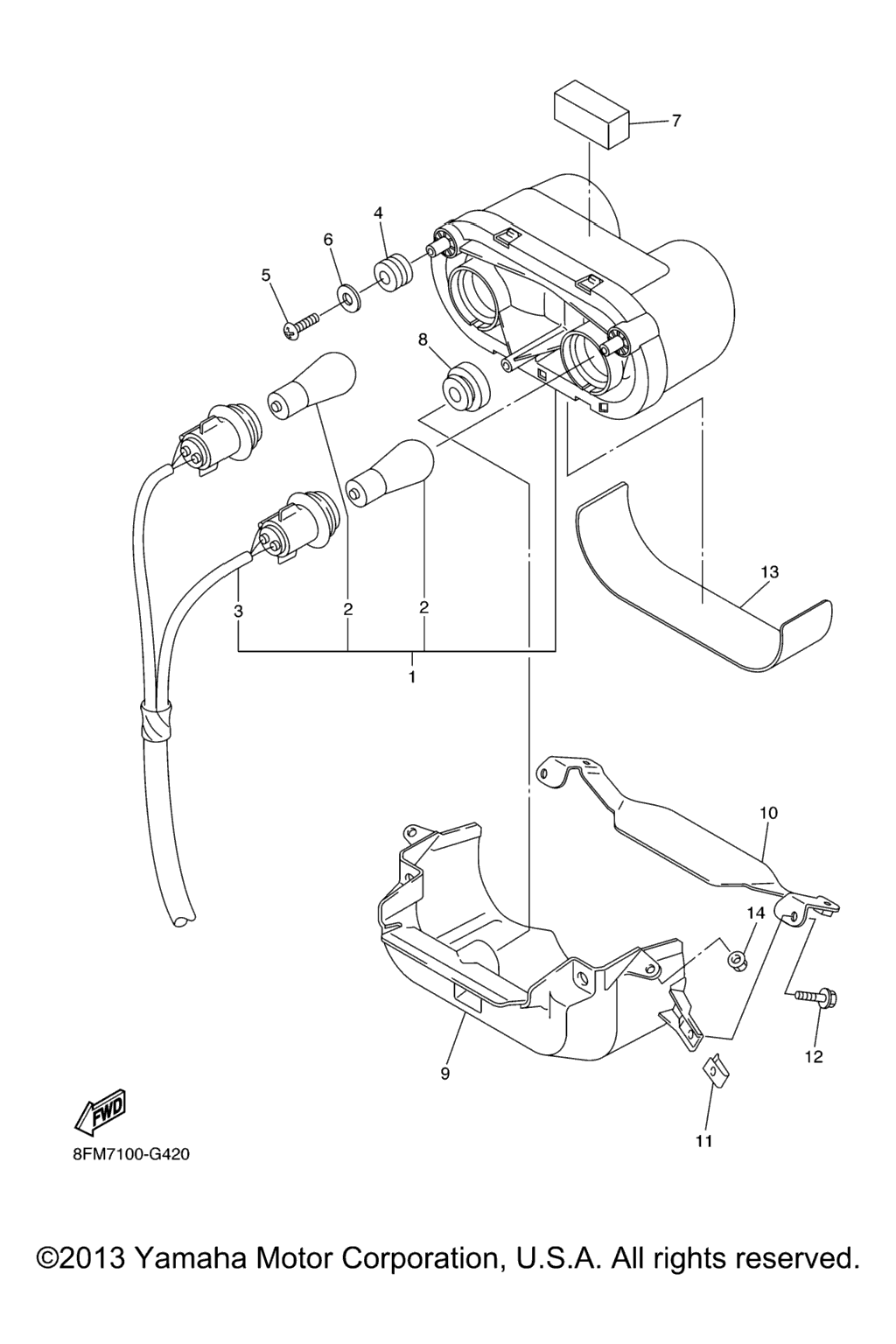 Схема узла Задние Фонари
