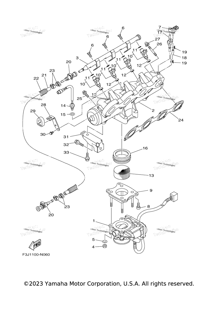 Схема узла Впуск 1