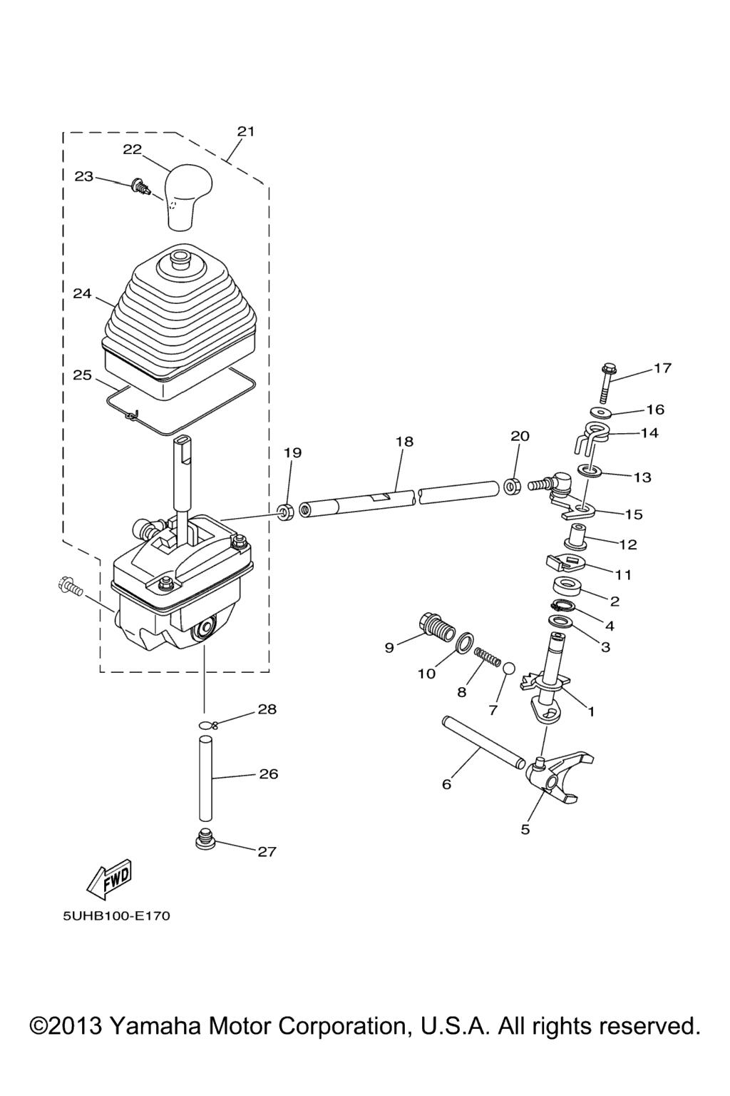 Схема узла Вал Переключения