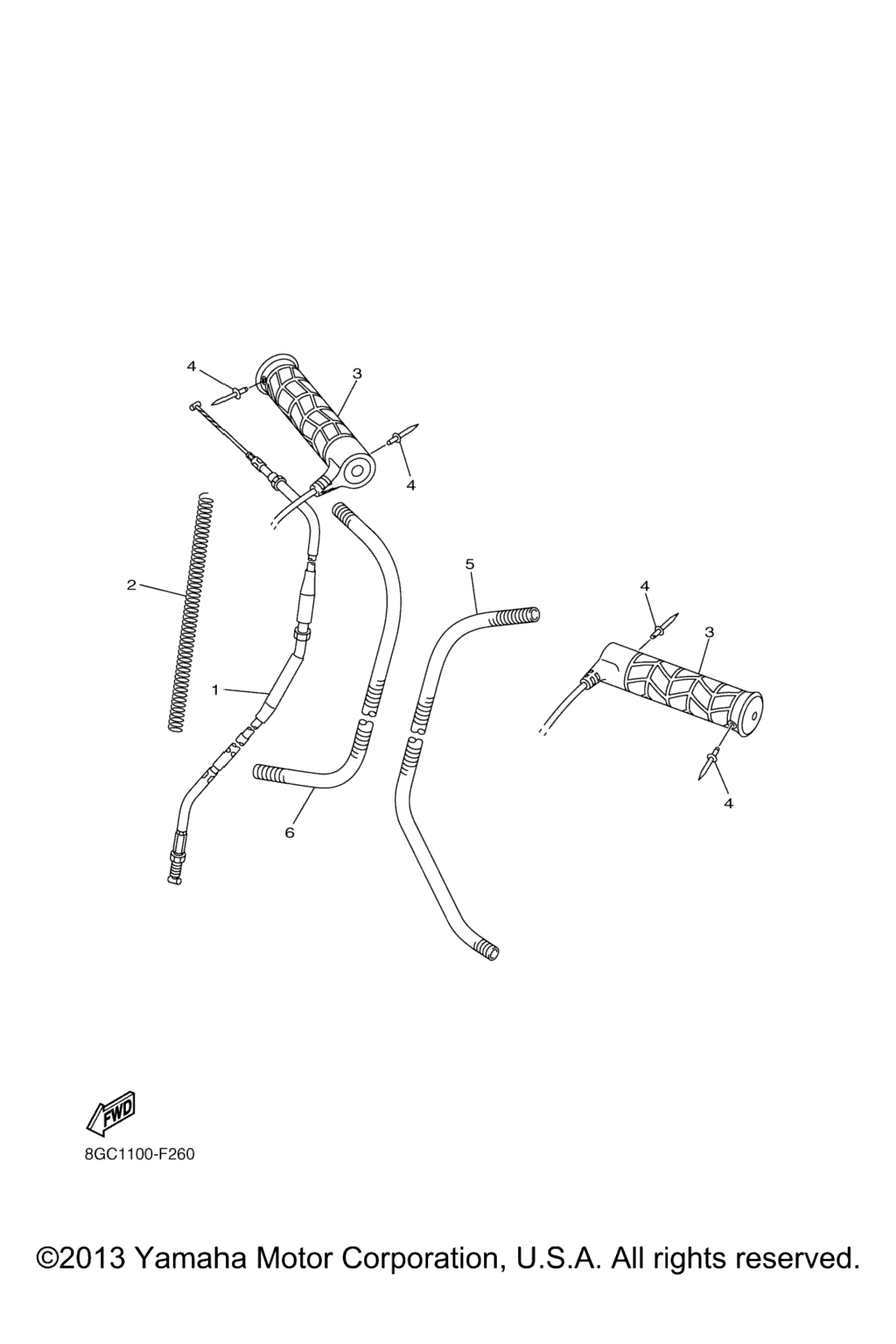 Схема узла Управляющий Трос
