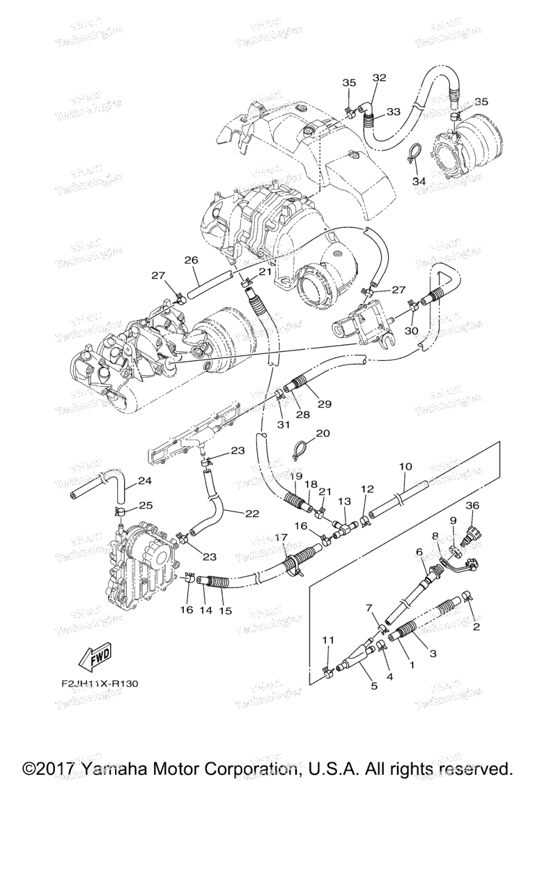 Схема узла Выпускные Системы 2