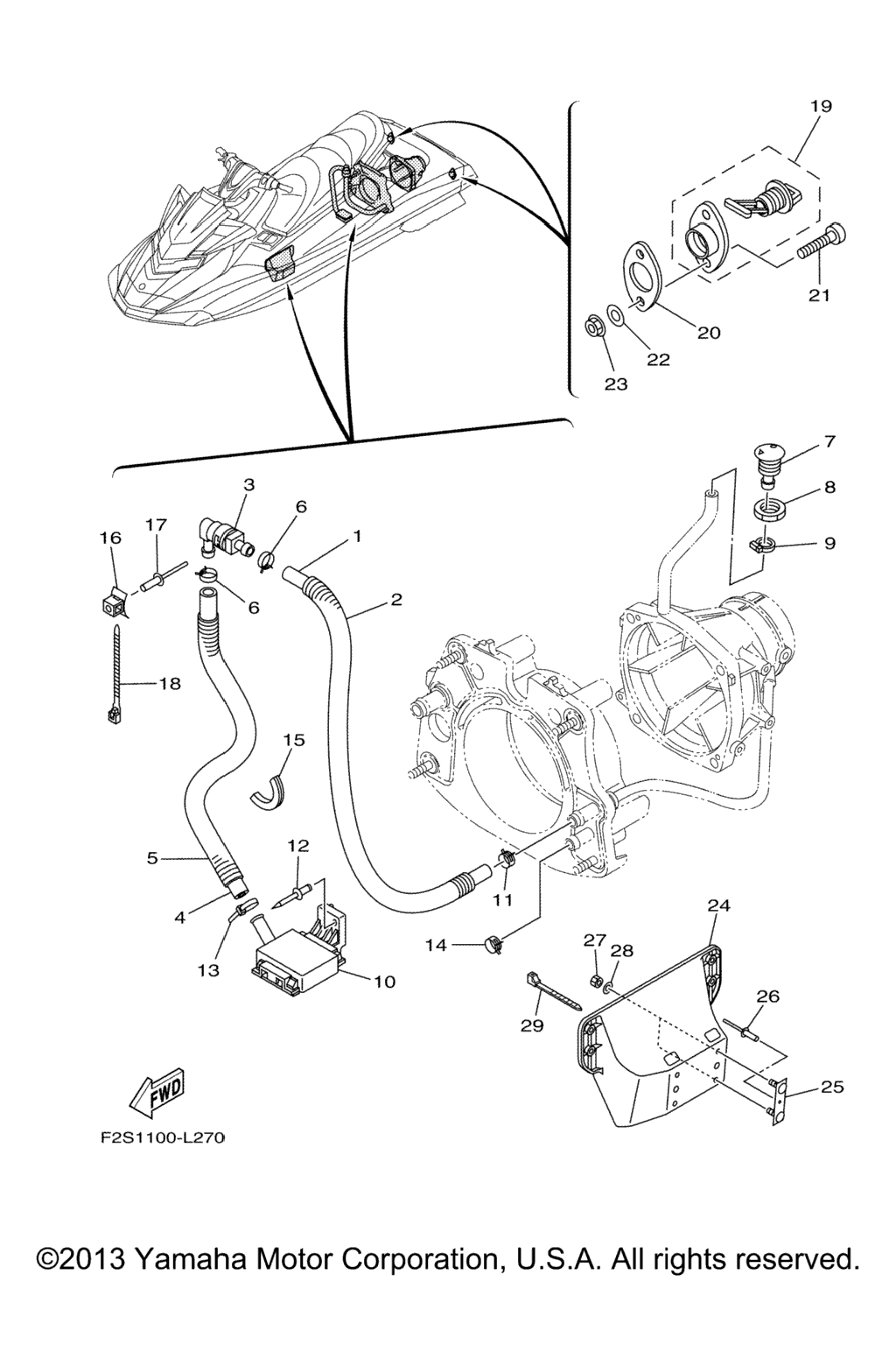 Схема узла Корпуса И Палубы