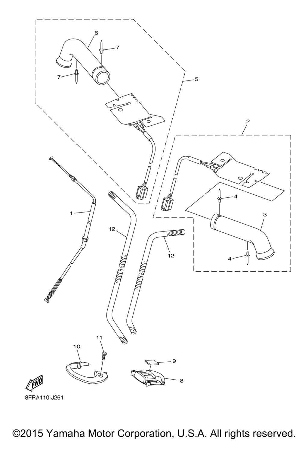 Схема узла Управляющий Трос