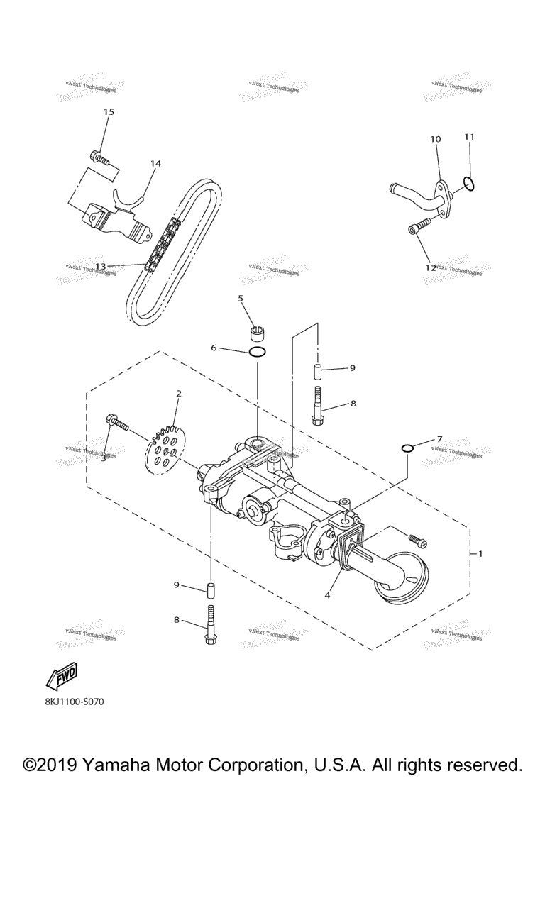 Схема узла Масляные Насосы