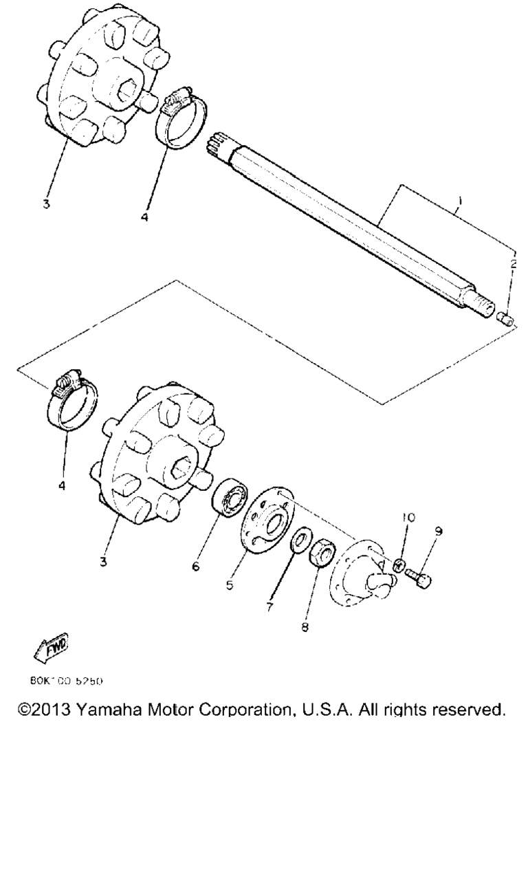 Схема узла Привод Гусеницы 1