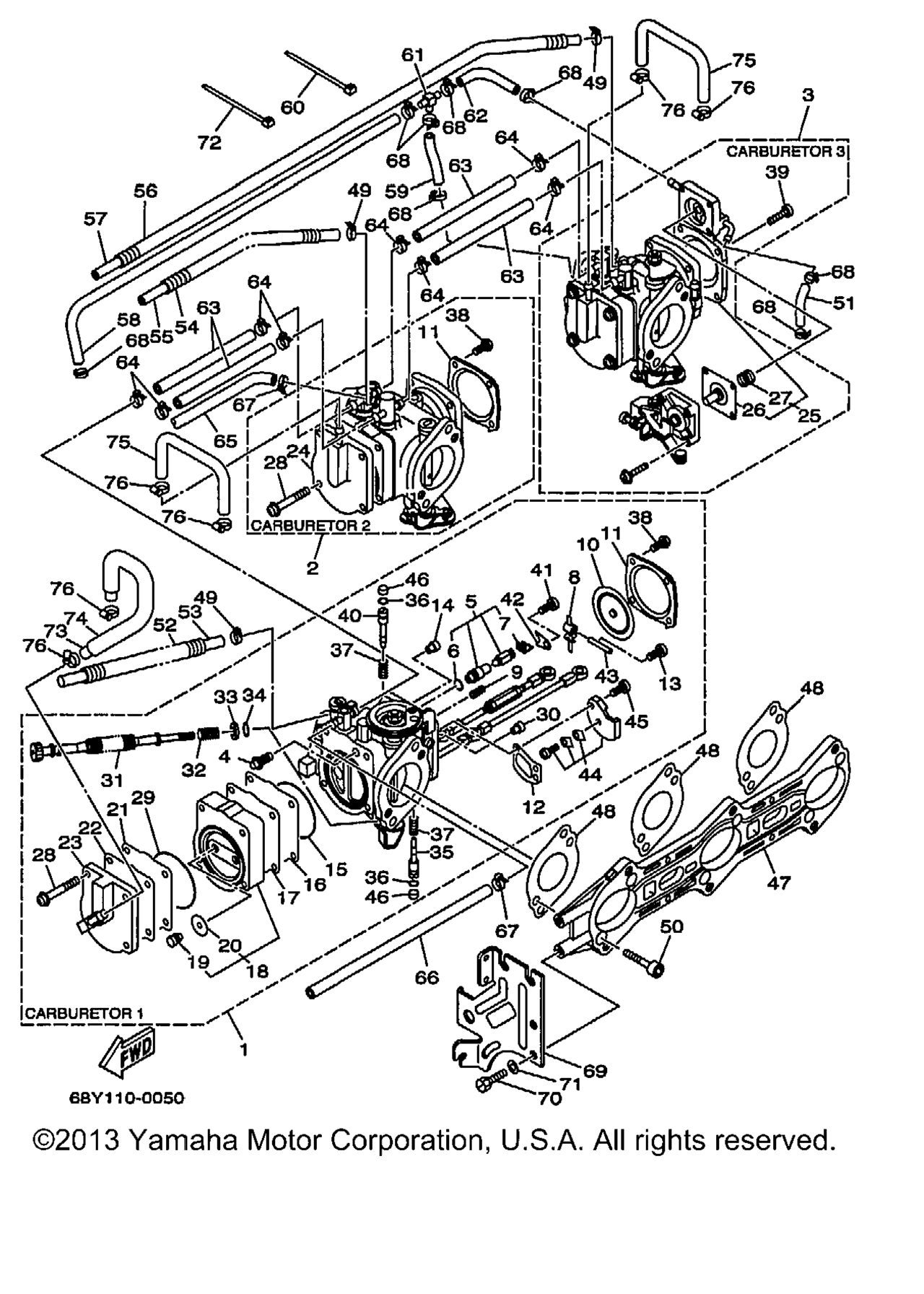 Схема узла Карбюраторы
