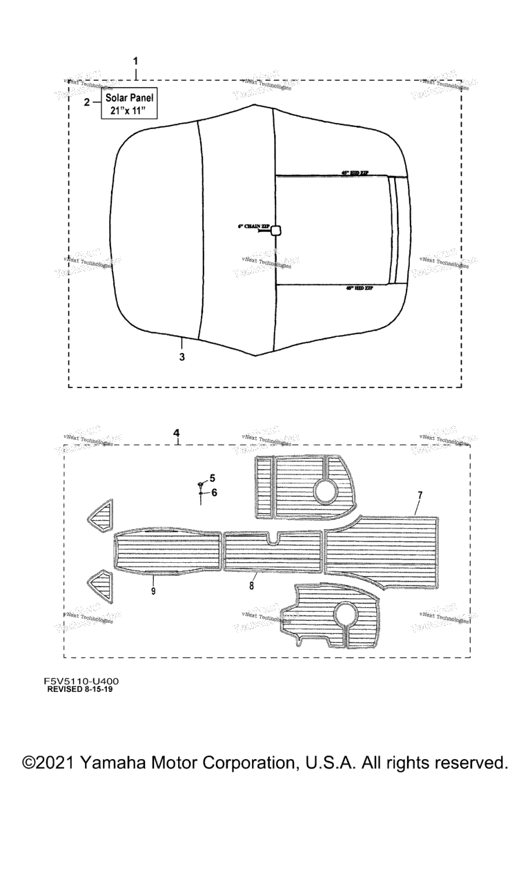 Схема узла Бимини Топы / Коврики