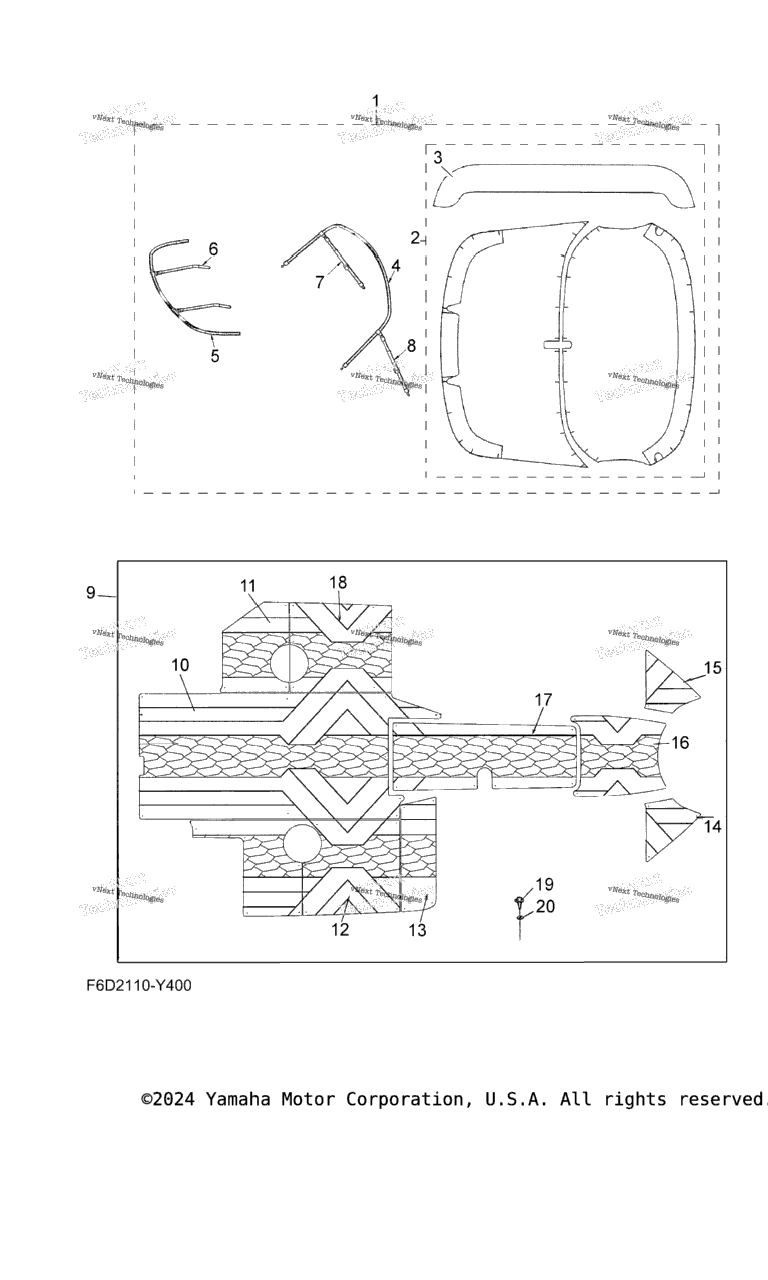 Схема узла Бимини Топы / Коврики