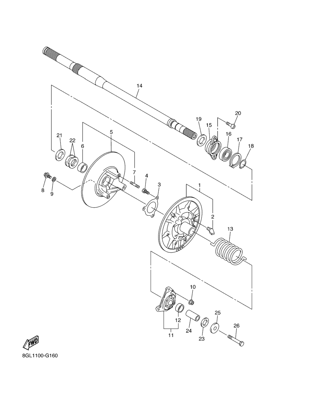 Схема узла Вторичный Ползунец
