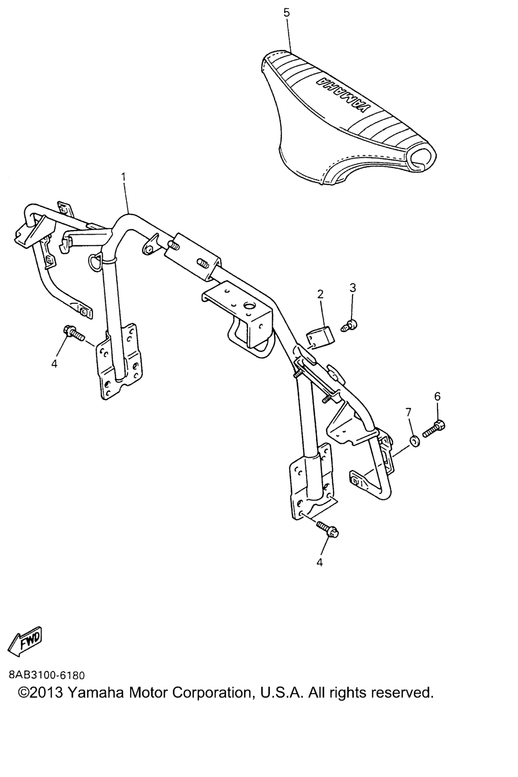 Схема узла Рулевые Ворота