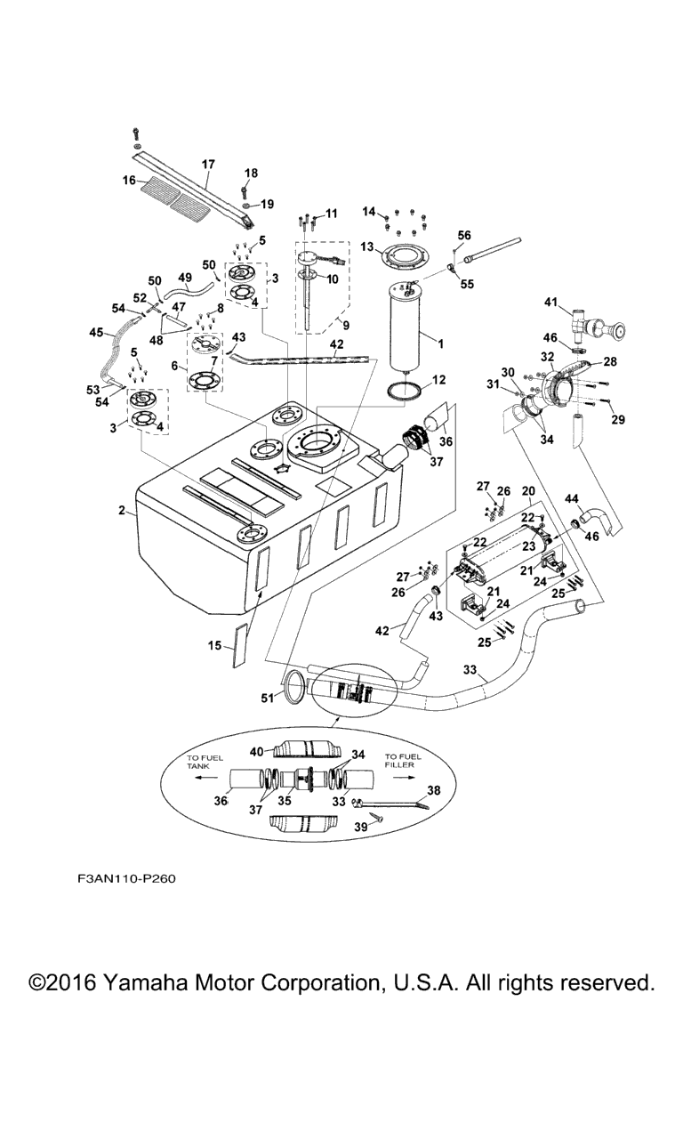 Схема узла Топливные Баки