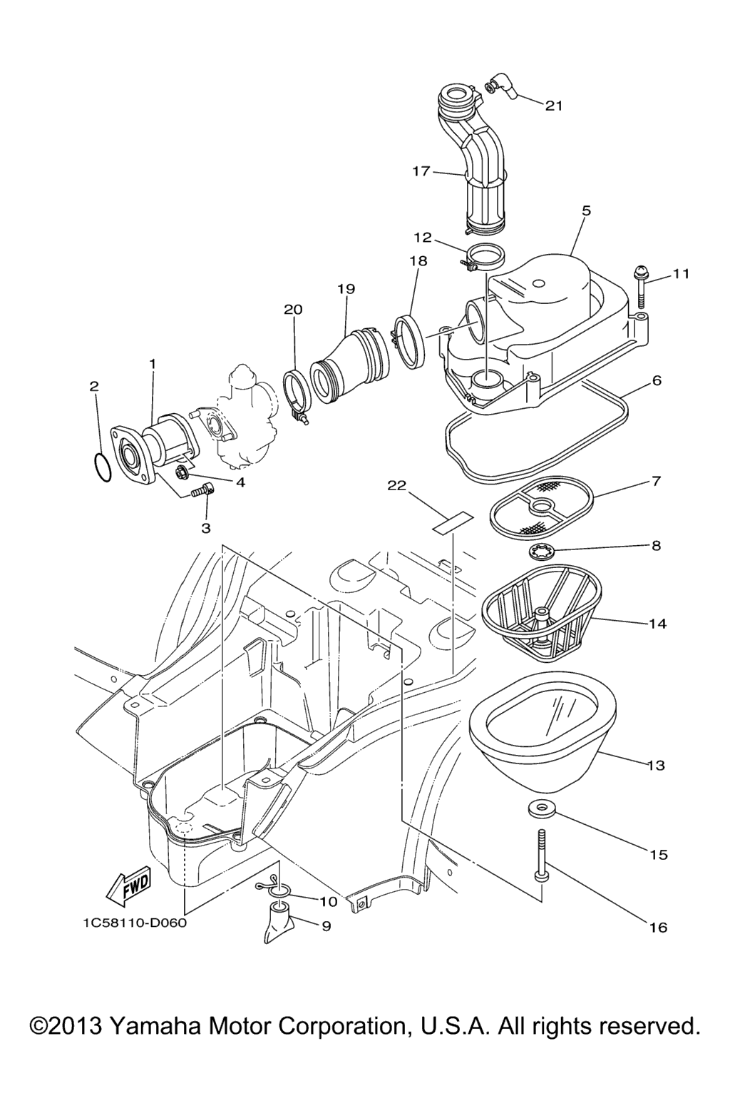 Схема узла Впуск