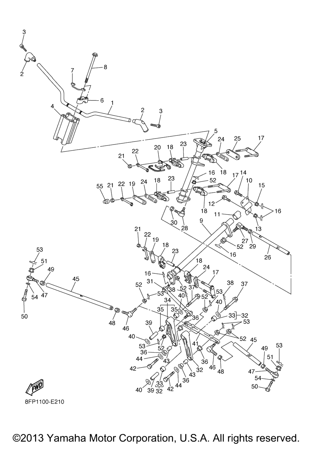 Схема узла Рулевая Система