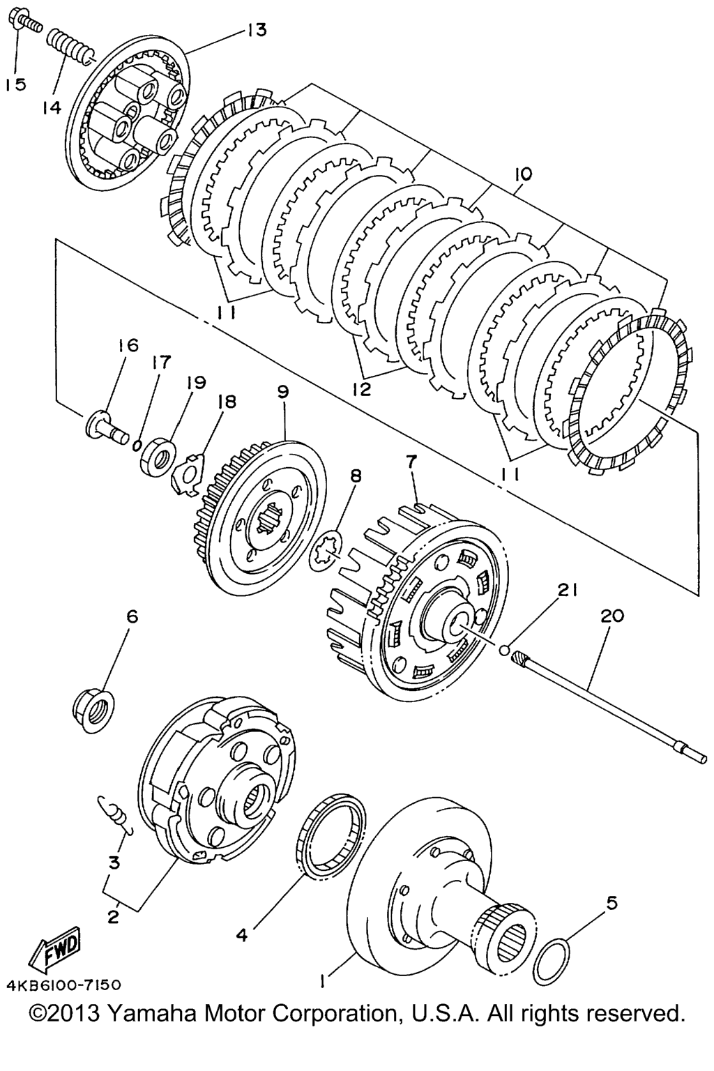 Схема узла Сцепление