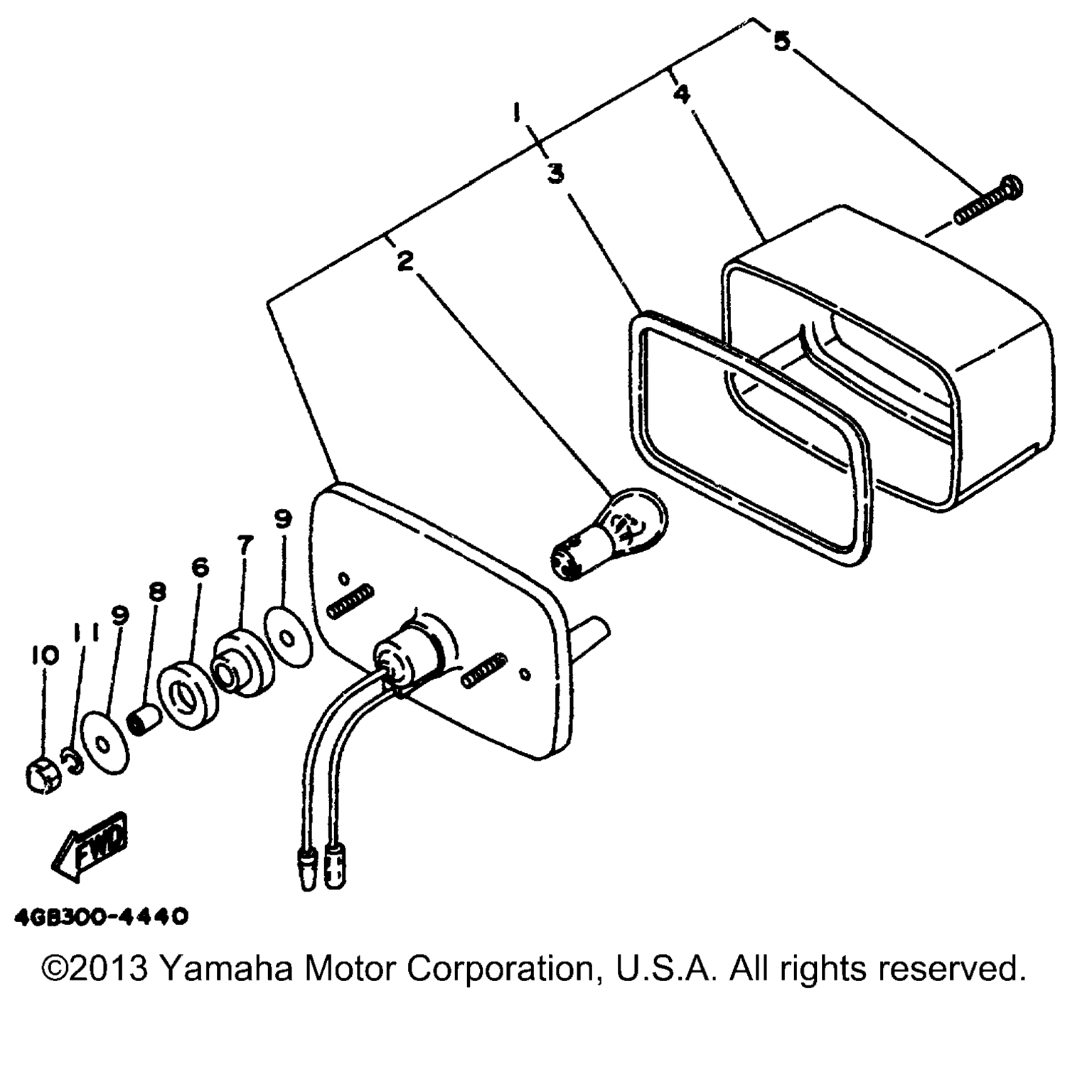 Схема узла Задние Фонари