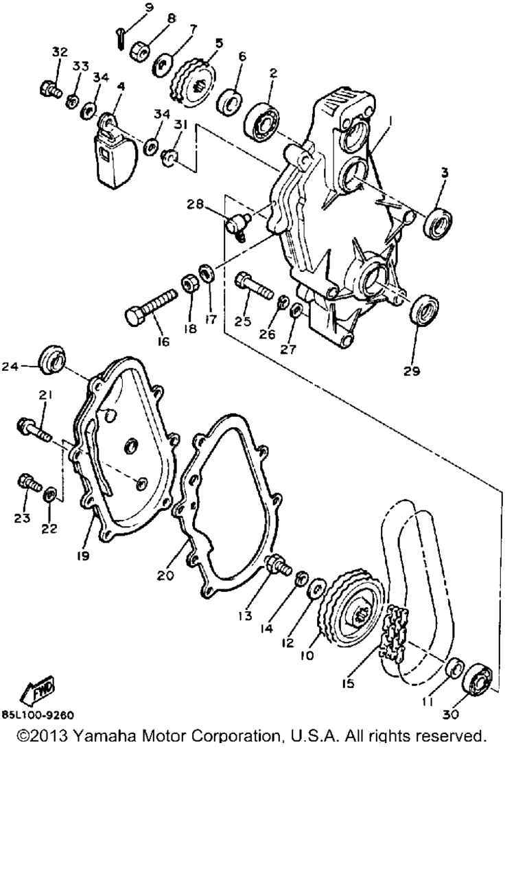Схема узла Привод Гусеницы 2