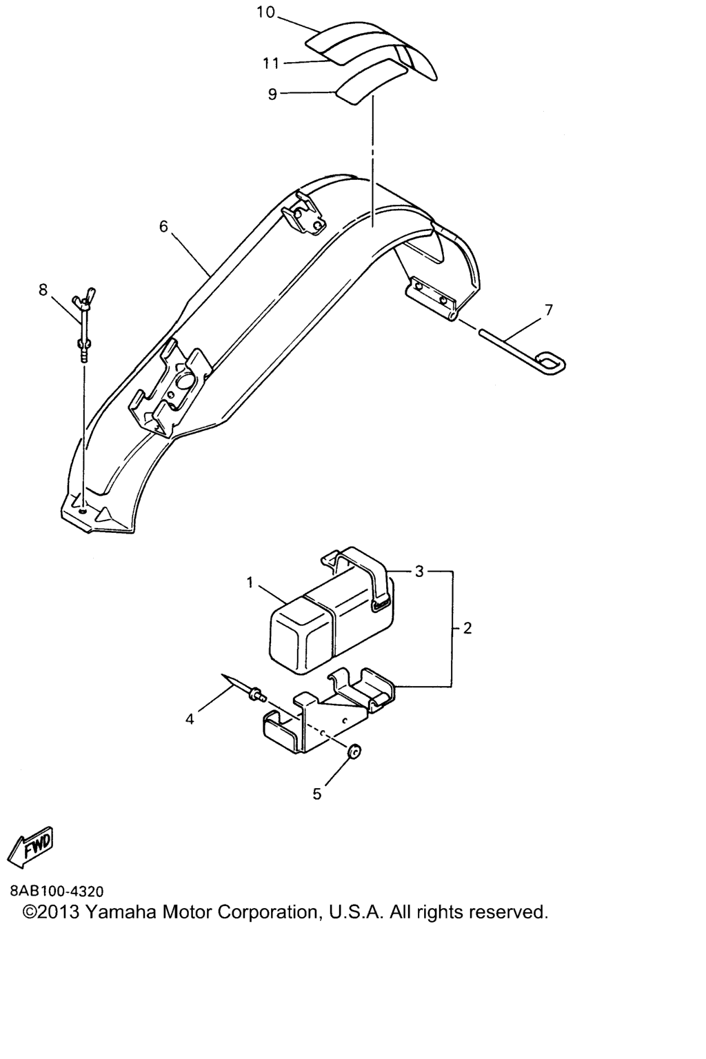 Схема узла Защита - Багажник